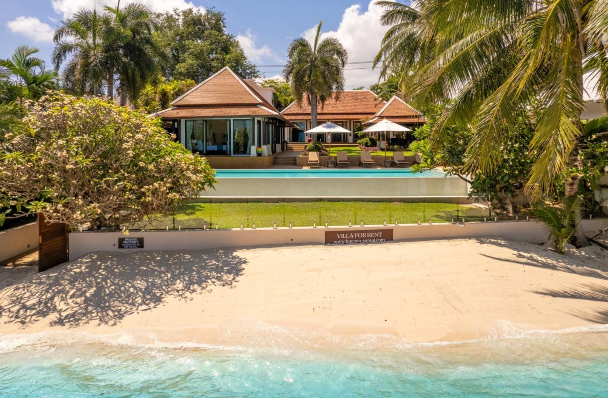Bacaya Beachfront Villa バンラック・ビーチ エクステリア 写真